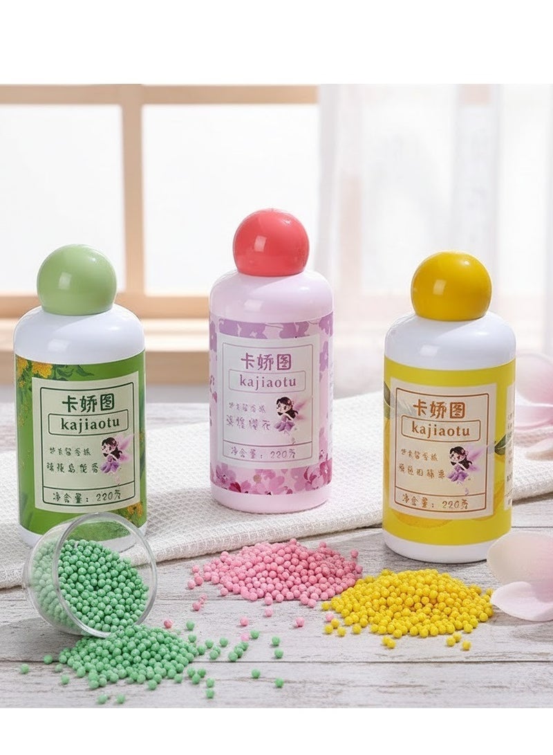 Granular fabric softener for washing machines – long-lasting, powerful fragrance and amazing softness with every wash – 220g, assorted scents and colors - Image 1